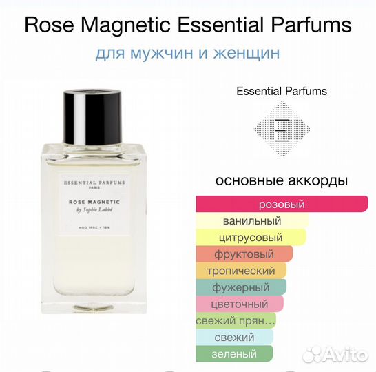 Rose Magnetic Essential Parfums 10 мл