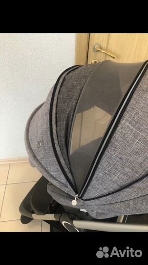 Коляска stokke scoot v3 с капюшоном и акссы