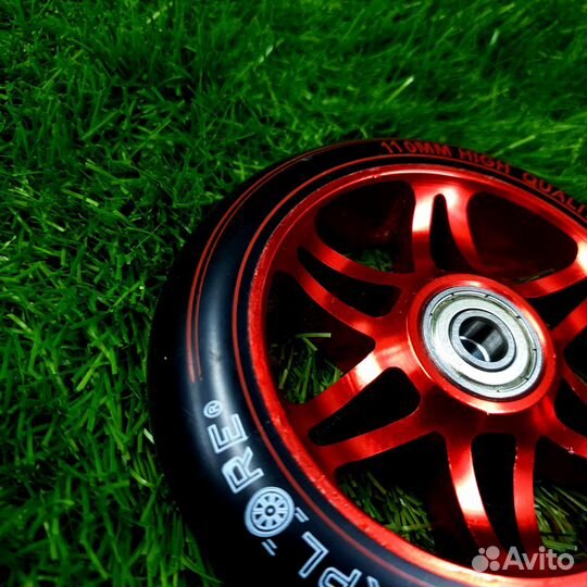 Колесо трюкового самоката 110 мм (AL) Красное