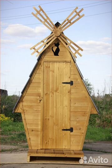 Дачный туалет с установкой