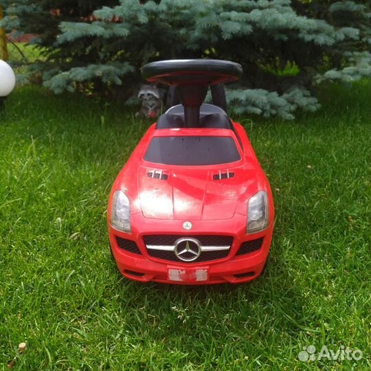Машинка каталка толокар mercedes