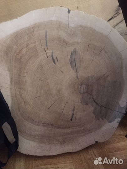 Карагач торцевые спилы