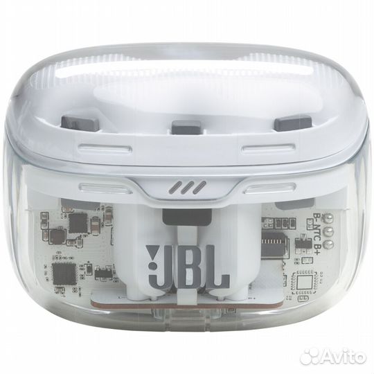 Bluetooth гарнитура JBL Tune Beam Ghost #392100