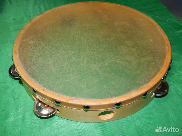 Тамбурин почти прозрачный с джинглами