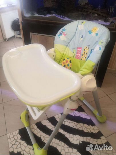 Стульчик для кормления chicco polly