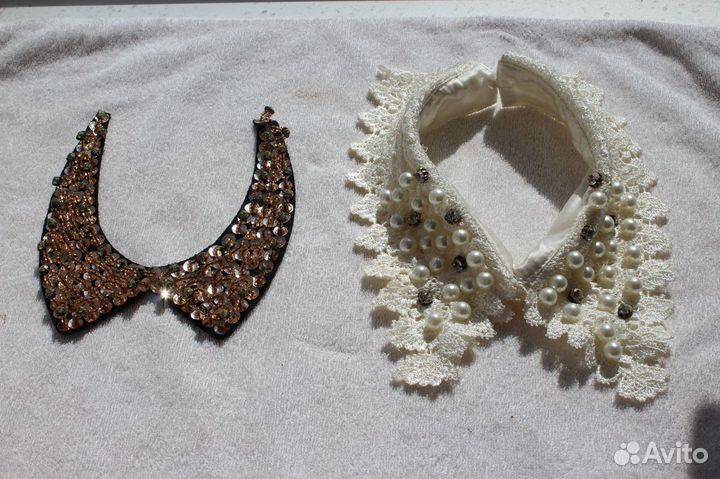 Воротнички кружевные