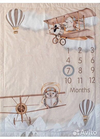 Плед для фотосессии новорожденного