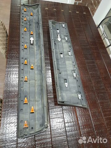 Молдинги правые ауди q7 4l