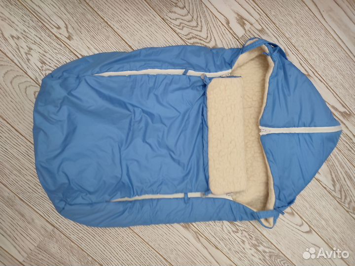 Конверт в коляску на овчине