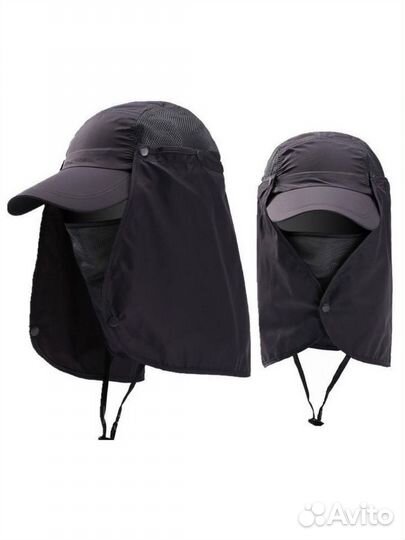 Кепка в стиле nike ACG. Кепка с защитой от солнца