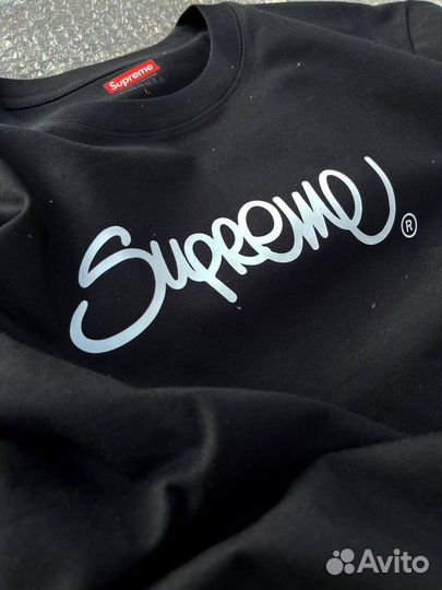 Футболка Supreme черная арт:541