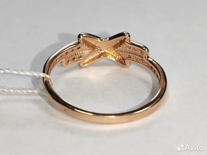 Золотое кольцо с камнем 16,5р