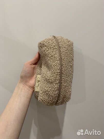 Косметичка пенал плюшевая