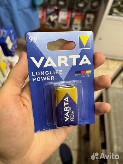 Батарейка Varta Longlife Power 6LR61 (9В) BL-1