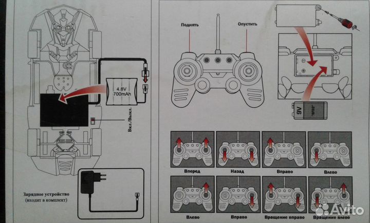 Детская машинка Робот-трансформер