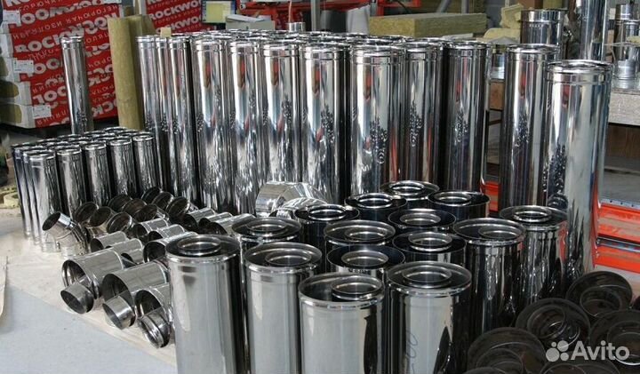 Дымоход 4 м Комплект Прямой Диаметр 180х250