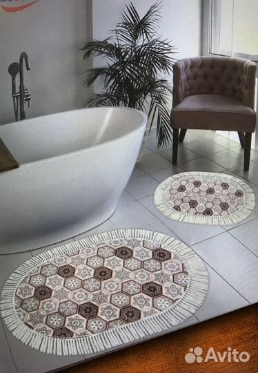 Коврик для ванной и туалета комплект