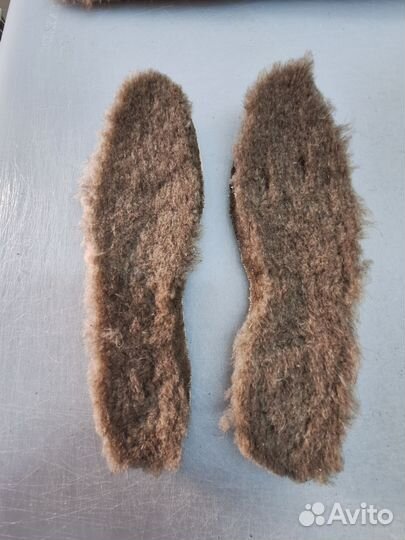 Стельки для обуви кожаные и меховые