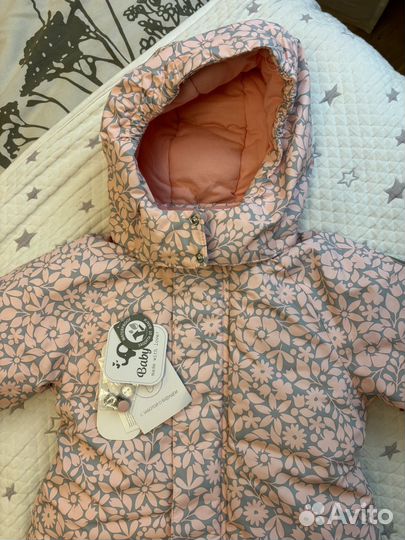Зимний комбинезон для девочки 80