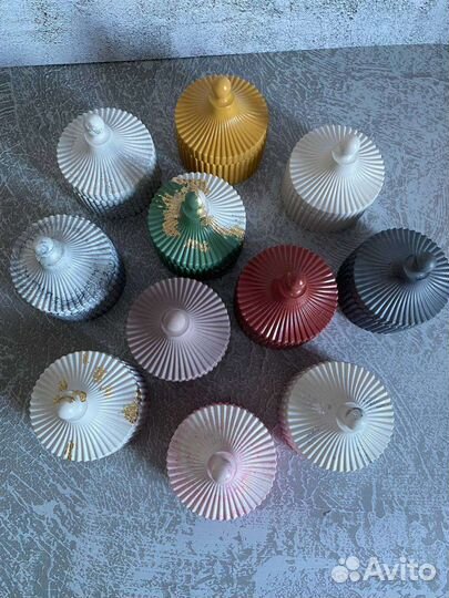 Шкатулка из гипса для украшений