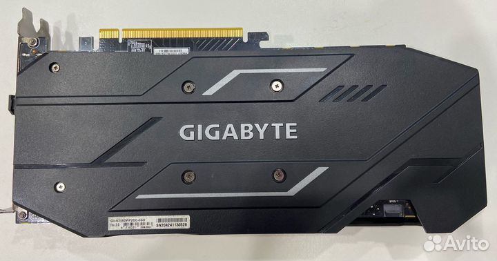 Gigabyte RTX 2060 WindForce OC Rev. 2.0