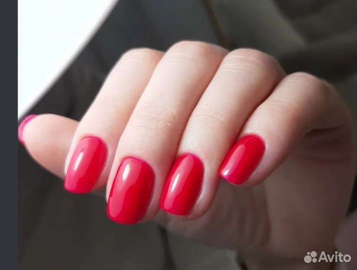 Маникюр+наращивание ногтей