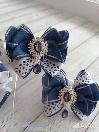 Бантики школьные ручной работы