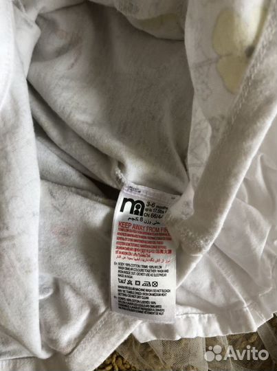 Боди платье hm mothercare