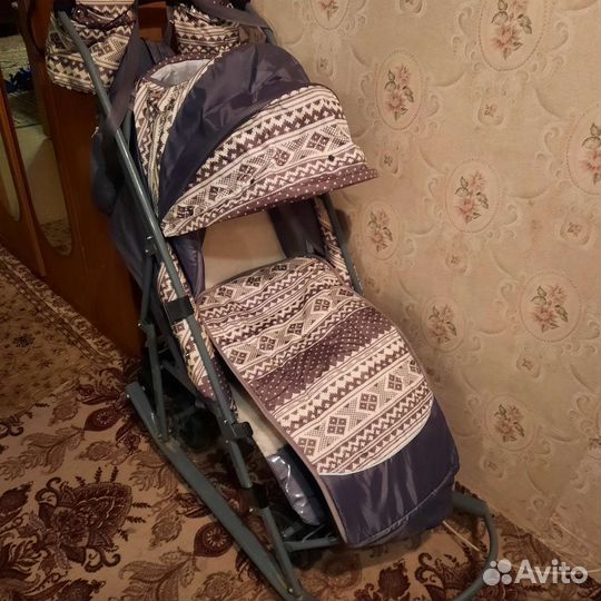 Коляска санки