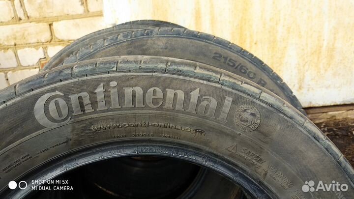 Continental ContiPremiumContact 2 215/60 R16