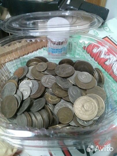 Монеты СССР, России оптом на килограммы