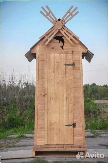 Дачный туалет деревянный С531
