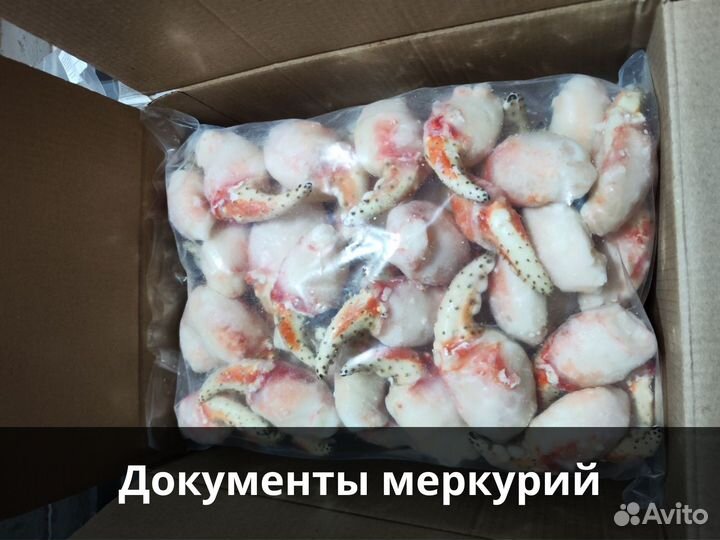 Камчатский краб с документами