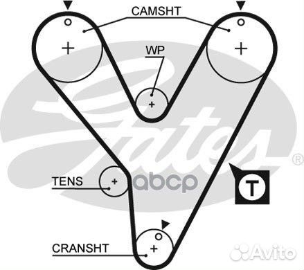 Ремень грм 5228XS Gates