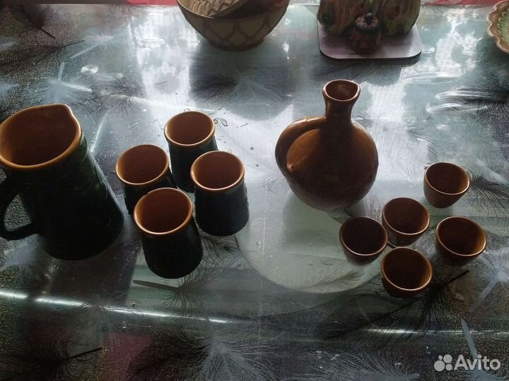 Глиняный кувшин СССР для вина