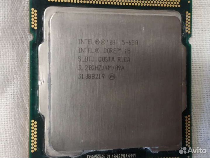 Процессор Intel Core i5 650