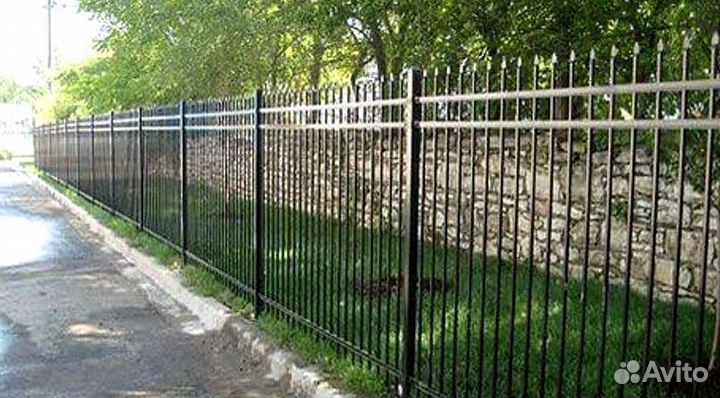 Забор сварной из профильной трубы