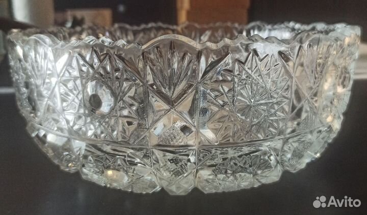 Хрусталь СССР салатник