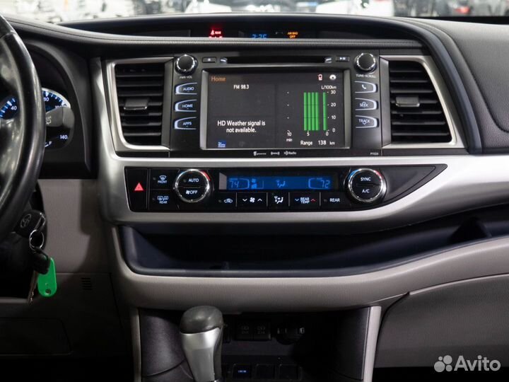 Toyota Highlander 3.5 AT, 2017, 123 000 км