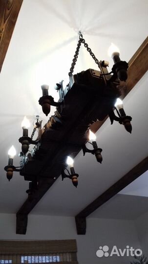 Кованая люстра