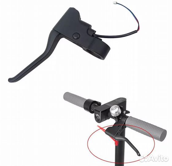 Ручка тормоза для Электросамоката Xiaomi M365