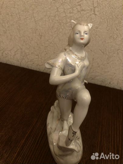 Статуэтка Балерина Кошка/Вербилка/ссср