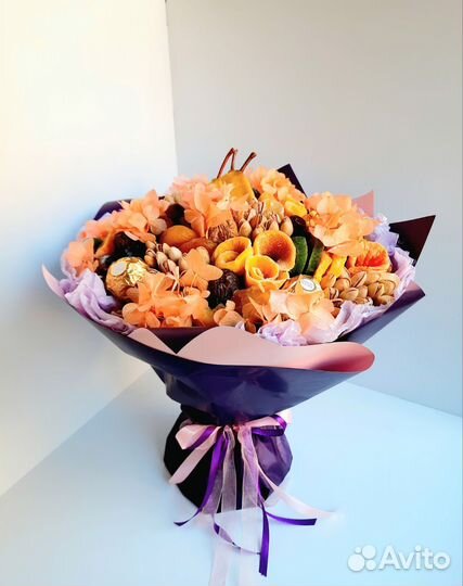 Съедобный букет сухофрукты