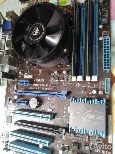 Материнская плата связка Лот 1150 1155 775 Рабочие