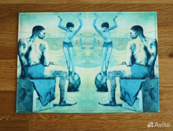 Обложка на паспорт Девочка на шаре Пикассо