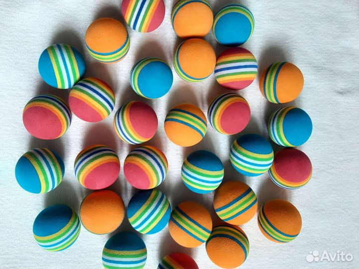 Мячики для кошек мягкие