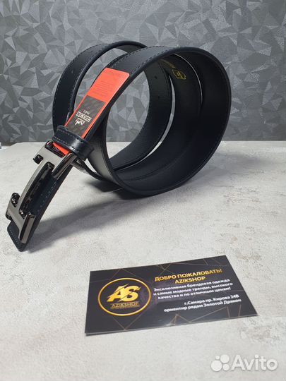 Мужской кожаный ремень Hermes