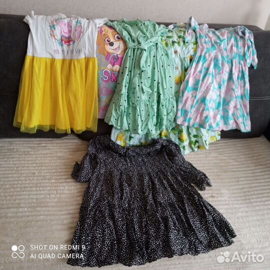Детские вещи пакетом на девочку 5-7 лет