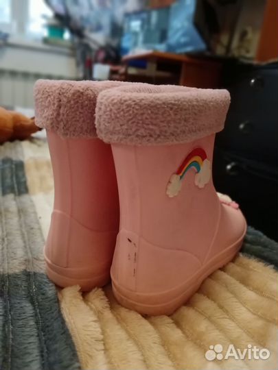 Резиновые сапоги для девочки