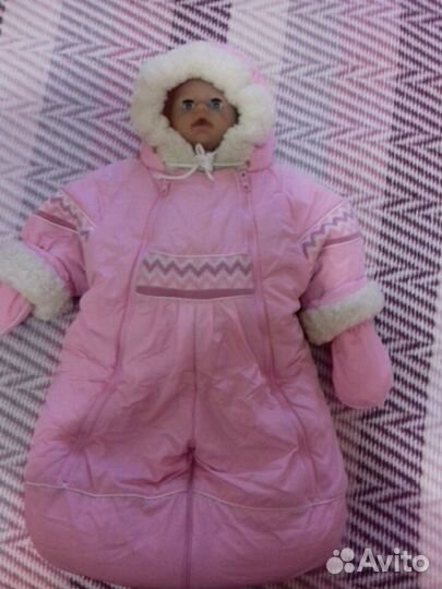 Конверт на нат. Овчине для девочки. Фирма Лео раз